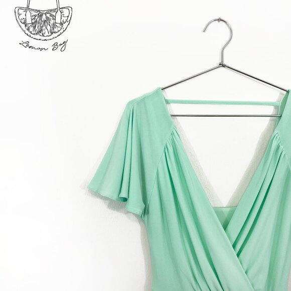 ASOS / Evening Bridesmaid Maxi Dress / Color Mint Green / Size US 0 - Picture 7 of 9